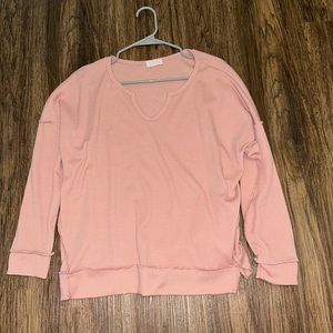 Pink Lily Sweater - Pink